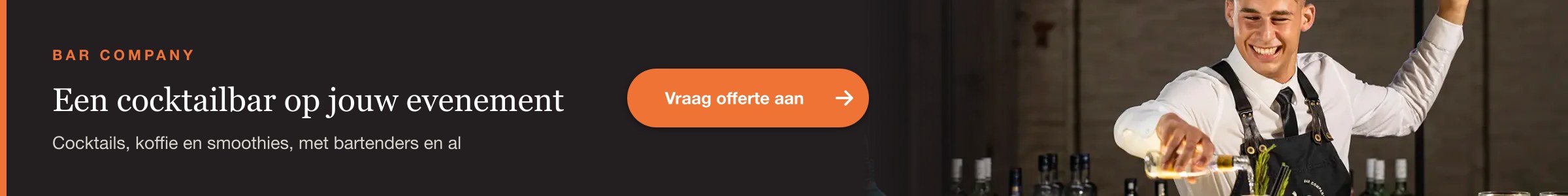 Bar Company: cocktails, koffie en smoothies op jouw evenement