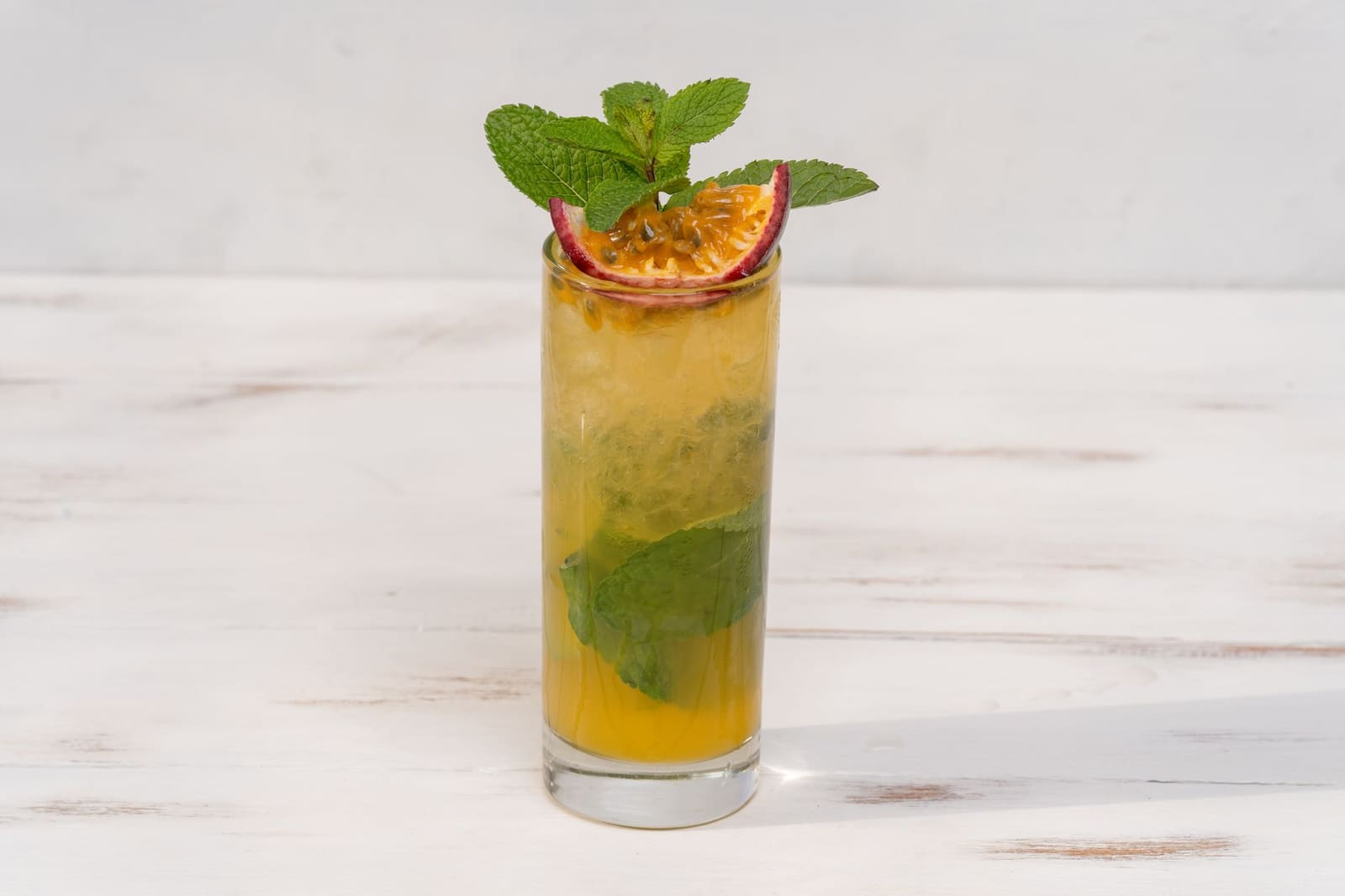 Fruitpuree en ingrediënten voor cocktails