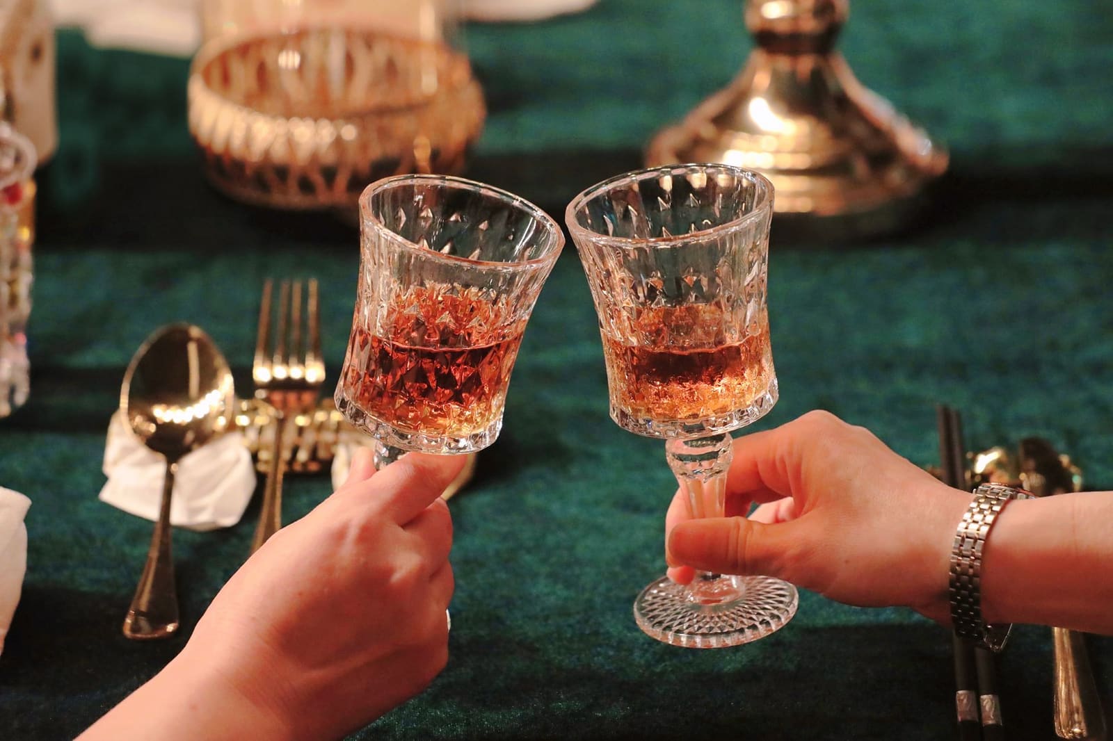 Glas cognac in een snifter